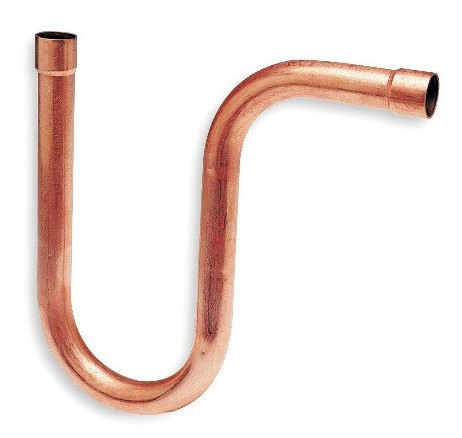 Сифон медный JINTIAN P-Trap CxC 1/2"; JT9698_004