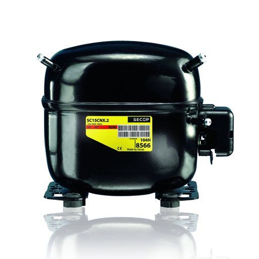 Компрессор SECOP SC10CL (R404A; 402Вт; 10,29см3; LBP; -23,3; Tk=54,4C; -35...-10; 220V); 104L2523