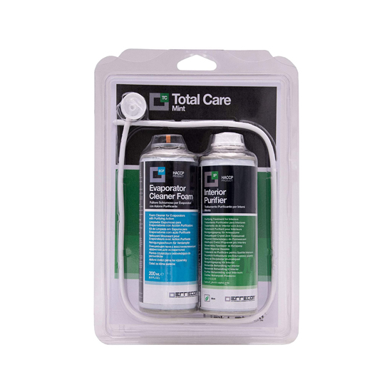 Набор ср-в для компл. обработки испарителя ERRECOM "Total Killer Bact" (Аромат мяты, 100ml) ОФИС!