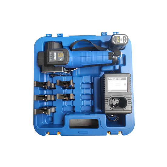 Вальцовка электрическая VALUE; VET-19Li НОВЫЙ (пласт. кейс; планка: 1/4"-3/4")