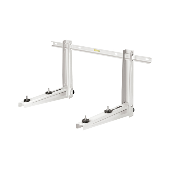 Кронштейн регулируемый на планке KARDESLER METAL 550мм (140кг;550х400mm;RAL 9002); KM07-SBP550-EH-W7