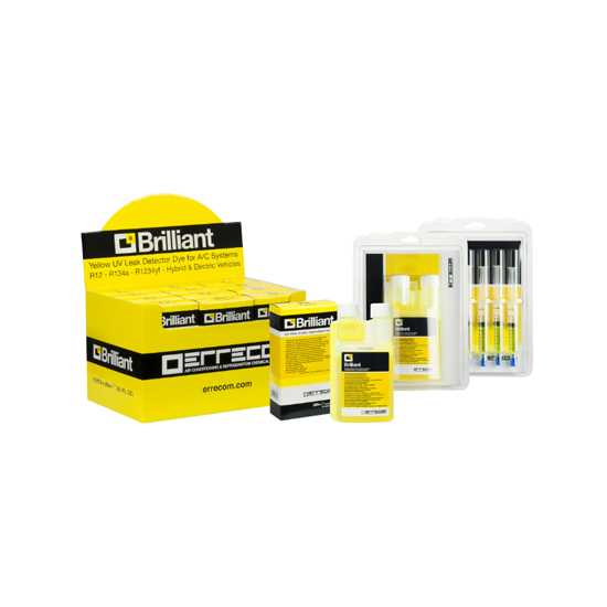 Краска ультрафиол ERRECOM "HVAC&R Brilliant" (Картридж 60ml с адапт SAE 1/4 и 5/16); TR1068.E.J9