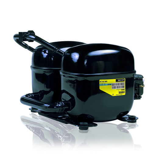 Компрессор SECOP SC12G (R134A; 248Вт; 12,87см3; LBP/MBP; -23,3; Tk=54,4C; -25...+15; 220V); 104G8240